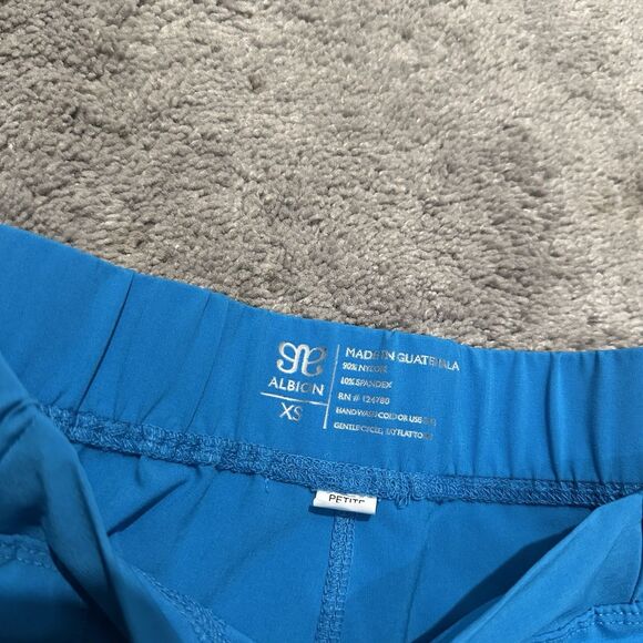 Albion Fit Jetsetters Jogger Pants Cobalt Blue XS Petite Casual Athleisure Cute - Picture 7 of 12